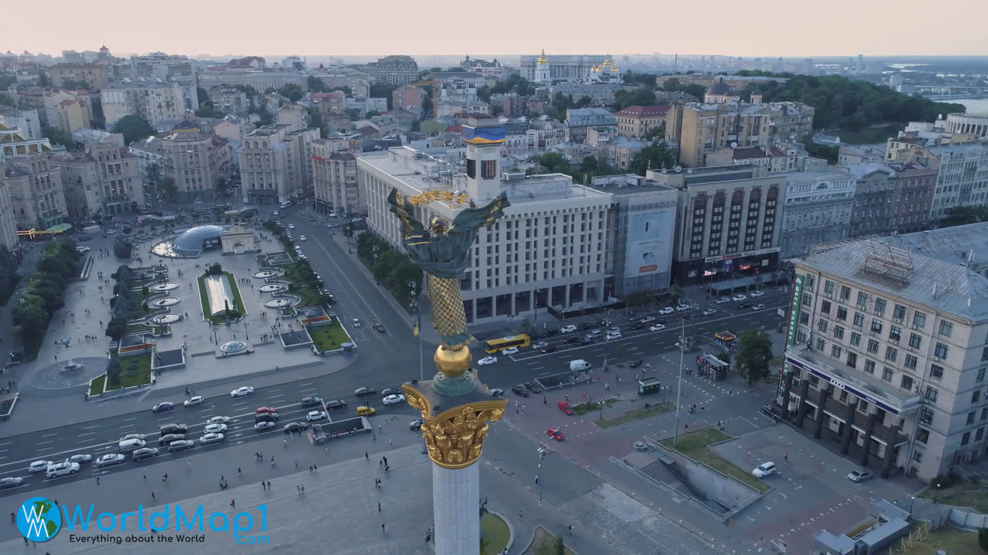 Kiew Innenstadt der Ukraine